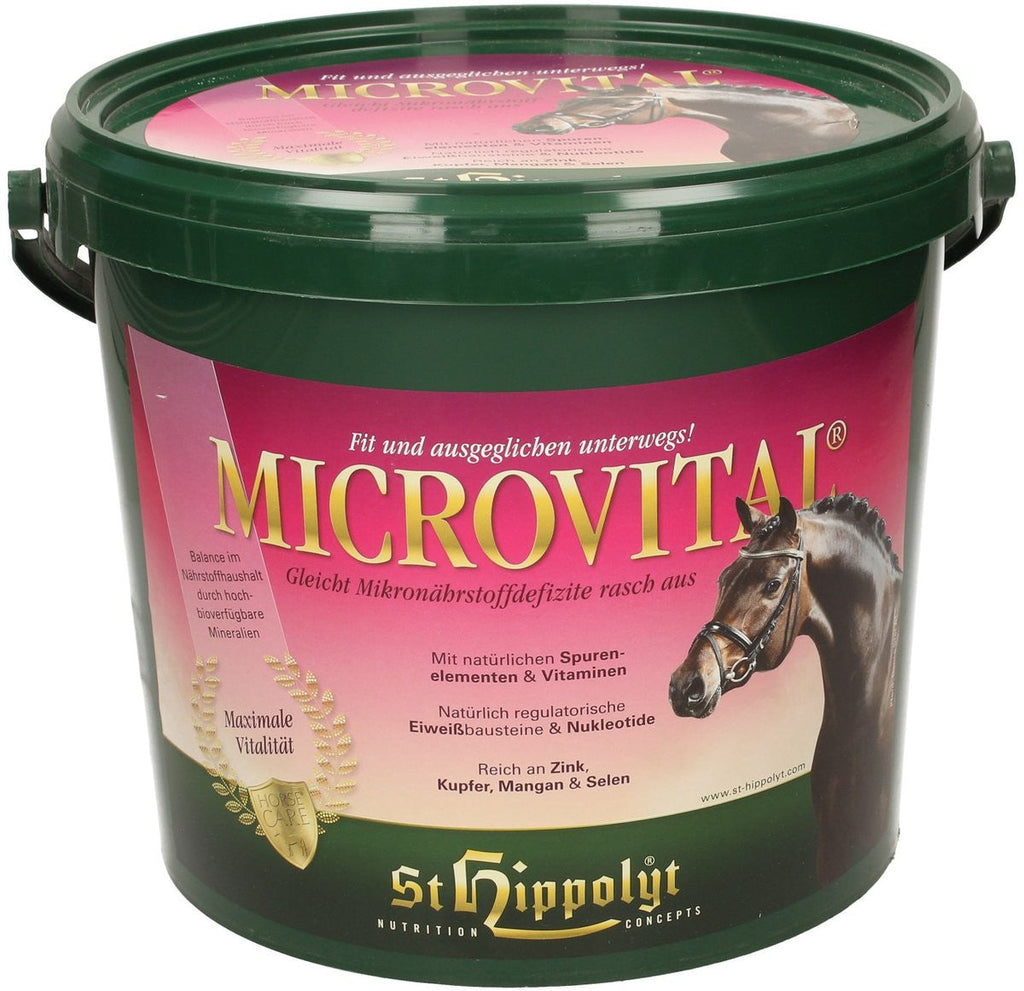Suplemento Premium Minerales Caballo- St.Hippolyt Microvital 