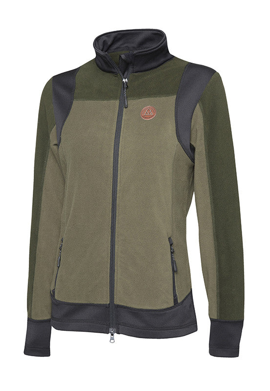 Mountain Horse Marble Tech Fleece-Top Equitacion Verde.