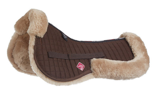 LeMieux Lambskin Half Pad Topo/Marrón